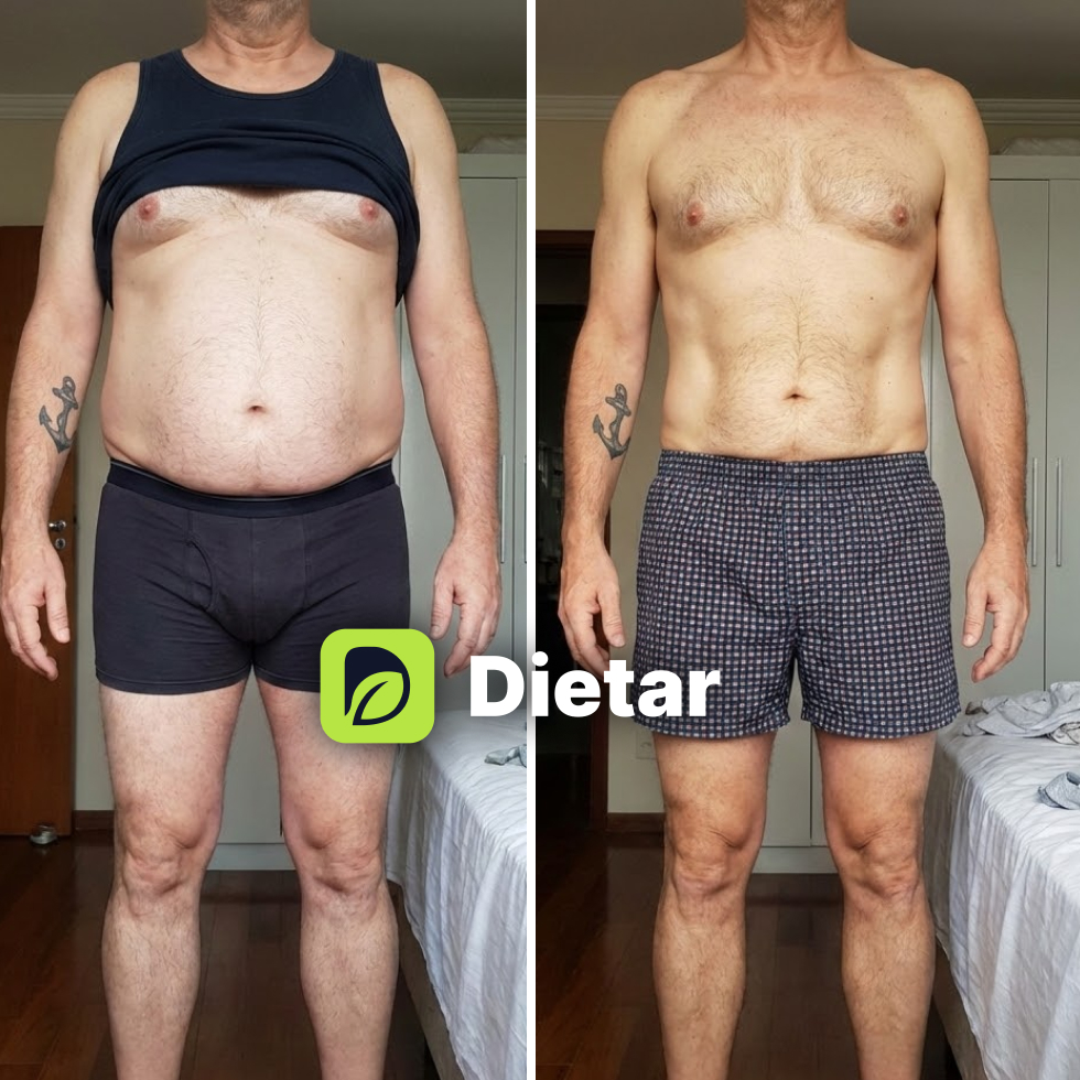 Antes e depois de Carlos